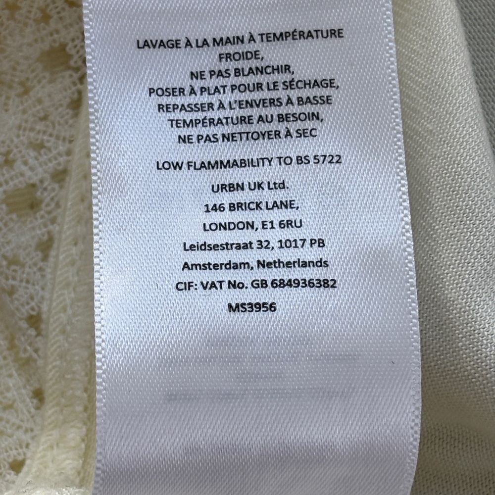 Anthropologie Mare Mare NWT Ivory Victorian Boho Romper XS Summer Romantic Cream - Picture 11 of 15